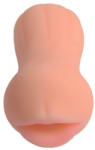 Loverzzz Műszáj maszturbátor, Loverzzz, ZhenshaZ Mouth Shape, 11-15 cm, 8-10 cm átmérő, testszínű, realisztikus, redőzött belső, puha TPR, vízálló