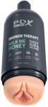 Pipedream - PDX Plus Műpunci, Pipedream - PDX Plus, Shower Therapy - Milk Me Honey Light, 16-20 cm, testszínű, letapasztható, zuhanyra tapasztható, realisztikus, TPE