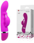 Pretty Love Multifunkcionális vibrátor, Pretty Love, Hilds, 16-20 cm, lila, 30 funkciós, kétmotoros, g-pontos, csiklóizgató karral, szilikon, 2xAAA elemes
