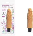 Loverzzz Realisztikus vibrátor, Loverzzz, Charmly Super Diamond Real Cyber Skin No. 1, 16-20 cm, testszínű, állítható rezgésű, vízálló, TPE, 2x AA elemes