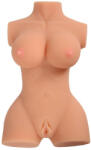 Mistress Féltorzó szexbaba, Mistress, Busty Lady Half Body, 36-40 cm, testszínű, puha, bőrszerű TPR, mellekkel, vagina és ánusz, vízálló