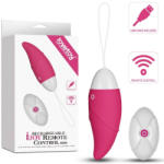 Lovetoy Bugyi vibrátor, Lovetoy, IJOY Remote Egg 3, 6-10 cm, rózsaszín, távirányítós, 10 rezgési mód, bordázott, szilikon, 2 x AAA elemes, 10 m hatótáv