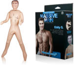 NMC Férfi szexbaba, Nmc, Massive Man Eddy S, 154 cm, pénisz 18 cm x 5 cm, testszínű, felfújható, életnagyságú, merev pénisszel, PVC
