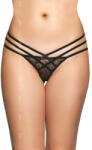 Softline Szexi tanga, Softline, G-String 2492, S/M, fekete, poliamid, rugalmas, minimális fedés, kényelmes mindennapi viselet