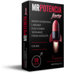 Pills Potencianövelő kapszula, Pills, MRPOTENCIA FORTE, 10 db kapszula, natúr, férfiaknak, stimuláló, természetes összetevők, bliszteres csomagolás