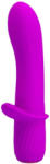 Pretty Love G-pont vibrátor, Pretty Love, Troy, 11-15 cm, lila, szilikon, csiklóizgatóval, 12 mód, memóriás, akkumulátoros, apró tüskés stimuláció