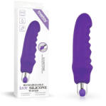 Lovetoy Nonfiguratív vibrátor, Lovetoy, IJOY Silicone Waver, 16-20 cm, lila, szilikon, bordázott, vízálló, akkumulátoros, 7 rezgési mód, 3 sebesség
