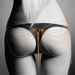 Bijoux Indiscrets Deréklánc, Bijoux Indiscrets, Magnifique Waist Jewelry, One Size, arany, fém, szexi testékszer, erotikus kiegészítő, elegáns megjelenés