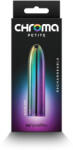 NS Novelties Mini vibrátor, NS Toys, Chroma Petite Bullet, 6-10 cm, többszínű, akkumulátoros, vízálló, bőrbarát ABS, 7 mód, 3 sebesség, diszkrét