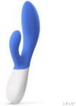 LELO G-pont vibrátor, Lelo, Ina Wave 2 California Sky, 20 cm, kék, akkumulátoros, vízálló, WaveMotion, kétmotoros, csiklókaros, bőrbarát szilikon, halk