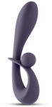 NS Novelties G-pont vibrátor, NS Toys, Secrets Forte, 16-20 cm, szürke, kétmotoros, akkumulátoros, vízálló, szilikon, csiklóizgató karral