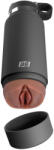 Pipedream - PDX Plus Műpunci maszturbátor, Pipedream PDX Plus, Fuck Flask Secret Delight, 23, 8 cm, barna-fekete, vaginanyílással, vízálló, diszkrét termosz tok