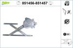 VALEO Mecanism actionare geam VALEO 851456 (851456) - automobilus