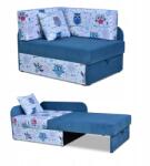  Bambino gyerek sarokkanapé, kihúzható konténer, gyerekágy, Kubuś matrac