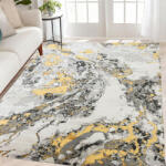  Modern szőnyeg Cleopatra 8441 (Grey-Gold) 200x290cm Szürke-Arany