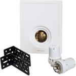 FixTrend RTL visszatérő vízhőmérséklet-korlátozó szelep, dobozzal, 2 termofejjel