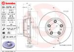 BREMBO Disc frana BREMBO PRIME LINE - UV Coated 09. C878.41 (09.C878.41)