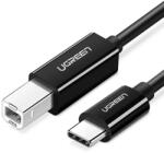 UGREEN Cablu Imprimanta UGREEN US241, USB-C - USB-B, 1m, Negru - evomag