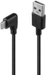 Lindy Cablu de date Lindy 32001, USB-C - USB-A, 1m (Negru)