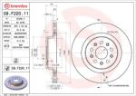 BREMBO Disc frana BREMBO PRIME LINE - UV Coated 09. F220.11 (09.F220.11)