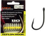 Carp Academy XS-1 pontyozó - bojlis horog, teflon, matt fekete, #6, 10db (5601-006)