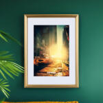 Dörr New York képkeret 18x24, arany