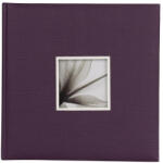 Dörr fotóalbum, ablakos, beragasztós, 34x34cm, 20lap/40oldal, lila