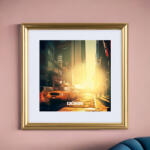 Dörr New York Square képkeret 20x20cm, arany