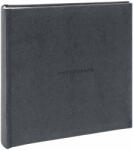 Kenro Signature fotóalbum, memo, 200db 10x15, PHOTOGRAPH felirat, újrahasznosított bőr, szürke