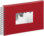 PAGNA 24x17cm fehér lapos spirálos piros fotóalbum