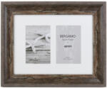 Kenro Bergamo Rustic Brown multi képkeret, 2db 10x15, faerezet hatás, barna