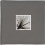 Dörr fotóalbum, ablakos, beragasztós, 34x34cm, 20lap/40oldal, szürke