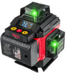 Red Technic Lézeres Szintmérő Keresztlézer 4D 360 Zöld RTPLK0036 (RTPLK0036)