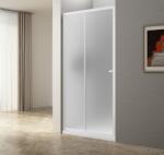 SAPHO Sapho AQUALINE UGGA 100 cm tolóajtó brick üveggel, fehér AWS100 (AWS100)