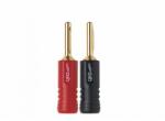 QED Banane ScrewLoc ABS 4mm Plug 2RED 2BLK (QE1880)
