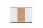 Mindigbútor Jacky 2 artisan/fehér komód 120 cm - sprintbutor