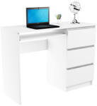 Mindigbútor Leo II. számítógépasztal, fehér - smartbutor
