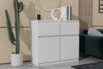 Mindigbútor Merg 2S2F 2 ajtós - 2 fiókos komód fehér színben - sprintbutor