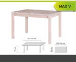 Mindigbútor MAX V étkezőasztal