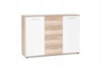 Mindigbútor Jacky 2 sonoma/fehér komód 120 cm - sprintbutor