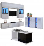 Mindigbútor SOLID Magasfényű Nappali Szekrénysor II - smartbutor