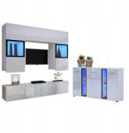 Mindigbútor SOLID Magasfényű Nappali Szekrénysor X - smartbutor