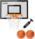 VirtuFit Mini kosárlabda palánk 2 labdával és pumpával - fekete