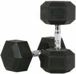 ATX Hexa gumírozott súlyzó 15kg