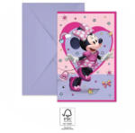 Procos Disney Minnie Junior Party meghívó 6 db-os FSC PNN93942 (PNN93942)