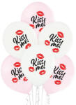 Godan Kiss Me, Csók léggömb, lufi 6 db-os 12 inch (30 cm) MLG070255 (MLG070255)