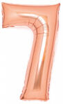 Amscan Rose Gold 7-es szám fólia lufi 66 cm DPA9913222 (DPA9913222)