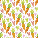 POL-MAK Húsvét Sweet Carrots szalvéta 20 db-os 33x33 cm PKK765222 (PKK765222)