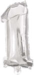 Procos Mini 1-es Silver szám Fólia lufi 33 cm PNN89798 (PNN89798)