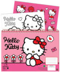GIM Hello Kitty Sweetheart A/4 spirál vázlatfüzet 40 lapos matricával GIM33574416 (GIM33574416)